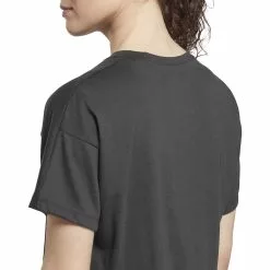 Reebok Women's Workout Ready Supremium Tee -Bicicletas comprar HG3857 6 APPAREL On Model Detail View 2 white