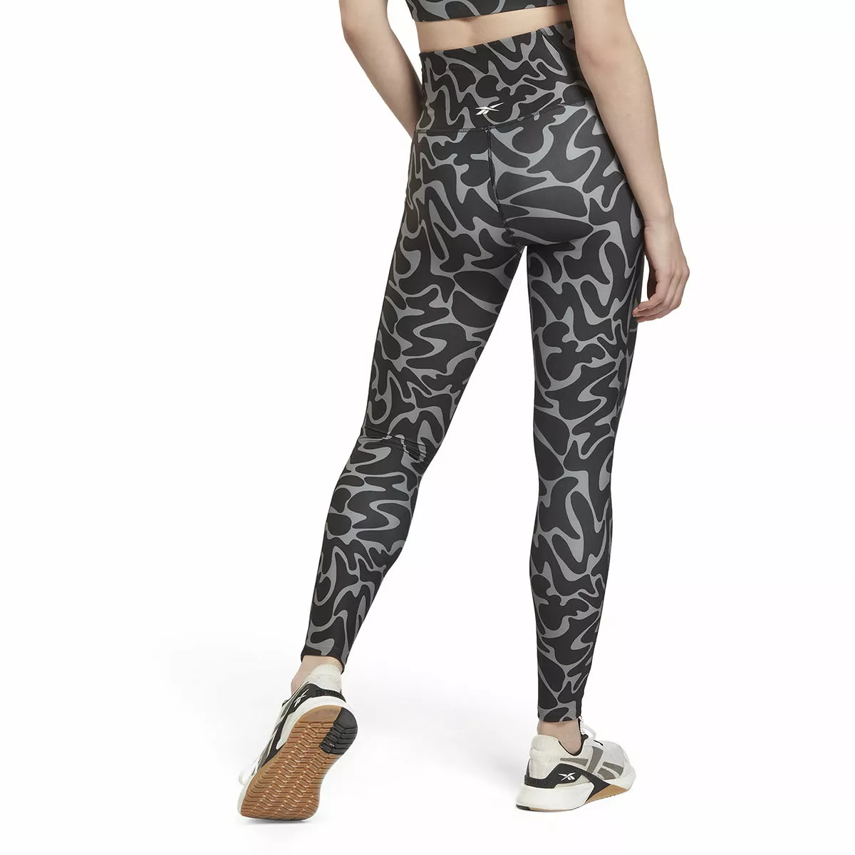 Reebok Women's Workout Ready AOP Tight Black L 6 Reebok Women's Workout Ready AOP Tight Black L - Imagen 4