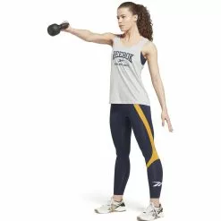 Camiseta Estampada De Tirantes Reebok Workout Ready Supremium Para Mujer -Bicicletas comprar HH8073 4 APPAREL On Model Side View white