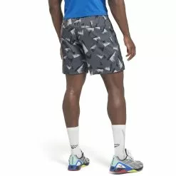 Pantalón Corto Reebok TS Printed Speed 2.0 -Bicicletas comprar HI0526 3 APPAREL On Model Back View white