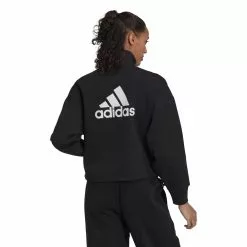 Adidas Women's Future Icons BOS Quarter Zip -Bicicletas comprar HI3676 5 APPAREL On20Model Back20View white