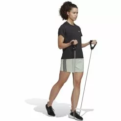 Adidas Women's Training Icons Shorts -Bicicletas comprar HJ9823 6 APPAREL On20Model Walking20View white