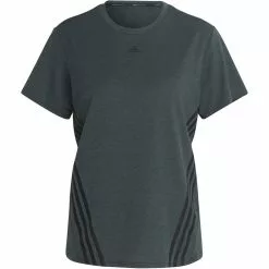 Adidas Women's Training Icons 3 Stripe SS Tee