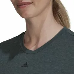 Adidas Women's Training Icons 3 Stripe SS Tee -Bicicletas comprar HK6980 7 APPAREL On20Model Detail20View201 white