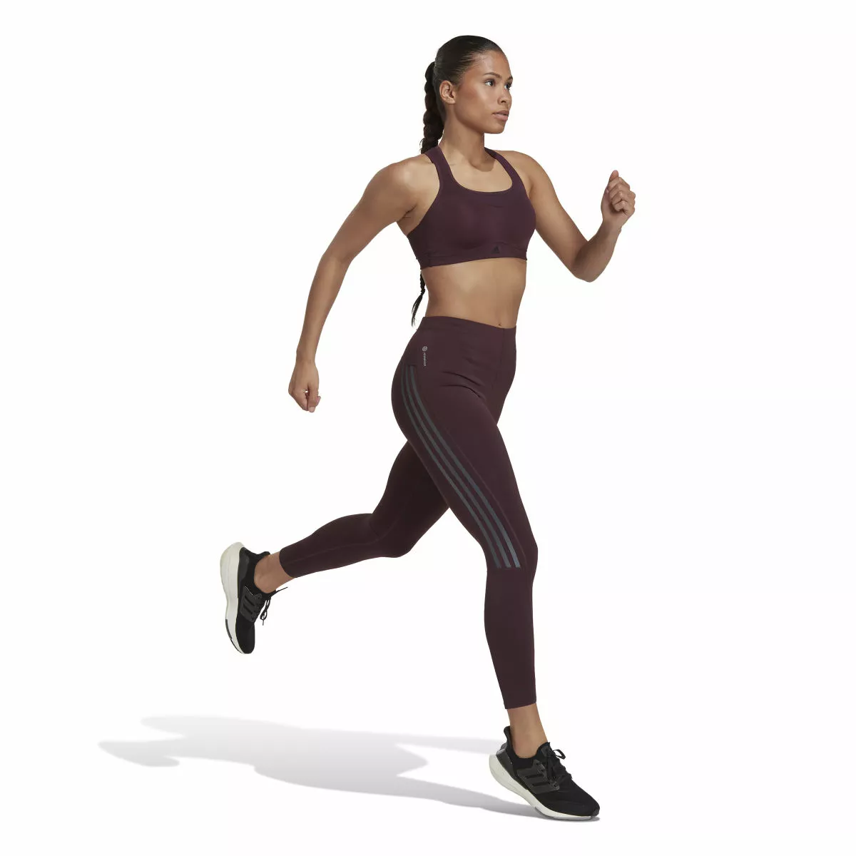 Adidas Women's Run Icons 3-Stripes 7/8 Running Tights 7 Adidas Women's Run Icons 3-Stripes 7/8 Running Tights - Imagen 5