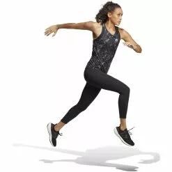 Adidas Women's Own The Run All Over Print Tank -Bicicletas comprar HM4251 6 APPAREL On20Model Walking20View white