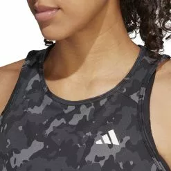 Adidas Women's Own The Run All Over Print Tank -Bicicletas comprar HM4251 8 APPAREL On20Model Detail20View202 white