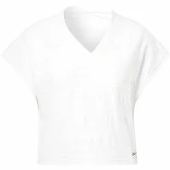 Reebok Women's Perforated Tee -Bicicletas comprar HT6107 1 APPAREL Photography Front20View white