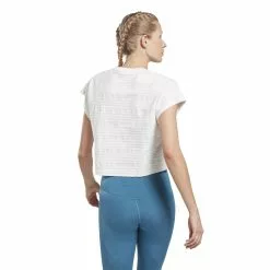 Reebok Women's Perforated Tee -Bicicletas comprar HT6107 3 APPAREL On20Model Back20View white