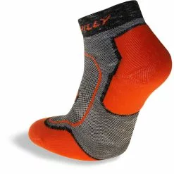 Calcetines De Running Hilly Lite Comfort -Bicicletas comprar Hi 002957 Lite Comfort Quater HI 00096 Fluo Orange Charcoal Main Shot Right 5533