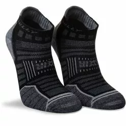 Calcetines De Caña Baja Hilly Twin Skin -Bicicletas comprar Hi 006033 Twin Skin Sock Hi 00067 Black Grey Marl Duo Angle 9742