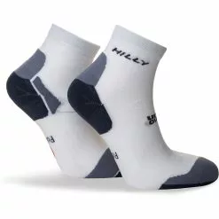 Calcetines Hilly Marathon Fresh (tobilleros) -Bicicletas comprar Hi 006034 Marathon Fresh Anklet Min Hi 00072 White Charcoal Duo Side 4772