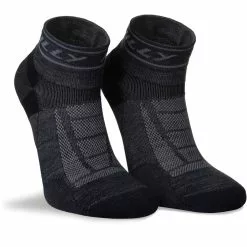 Calcetines Hilly Trail (acolchado De Nivel Intermedio) -Bicicletas comprar Hi 006194 Trail Quarter Med Hi 00076 Charcoal Black Duo Angle 9669