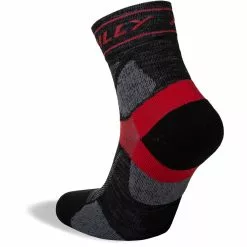Calcetines Hilly Trail (caña Baja, Con Acolchado De Nivel Intermedio) -Bicicletas comprar Hi 006195 Trail Anklet Med H026 Black Red Angle Back 9653