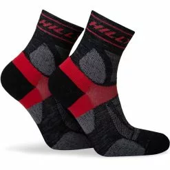 Calcetines Hilly Trail (caña Baja, Con Acolchado De Nivel Intermedio) -Bicicletas comprar Hi 006195 Trail Anklet Med H026 Black Red Duo Side 9641