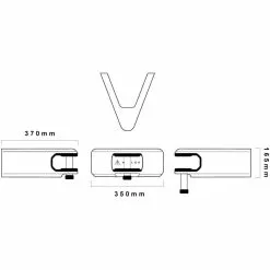 Colgador De Pared Con Candado Hiplok AIRLOK -Bicicletas comprar Hiplok AIRLOK Wall Mounted Lock Hanger Anchor Locks Black 2017 ALK1AB 0