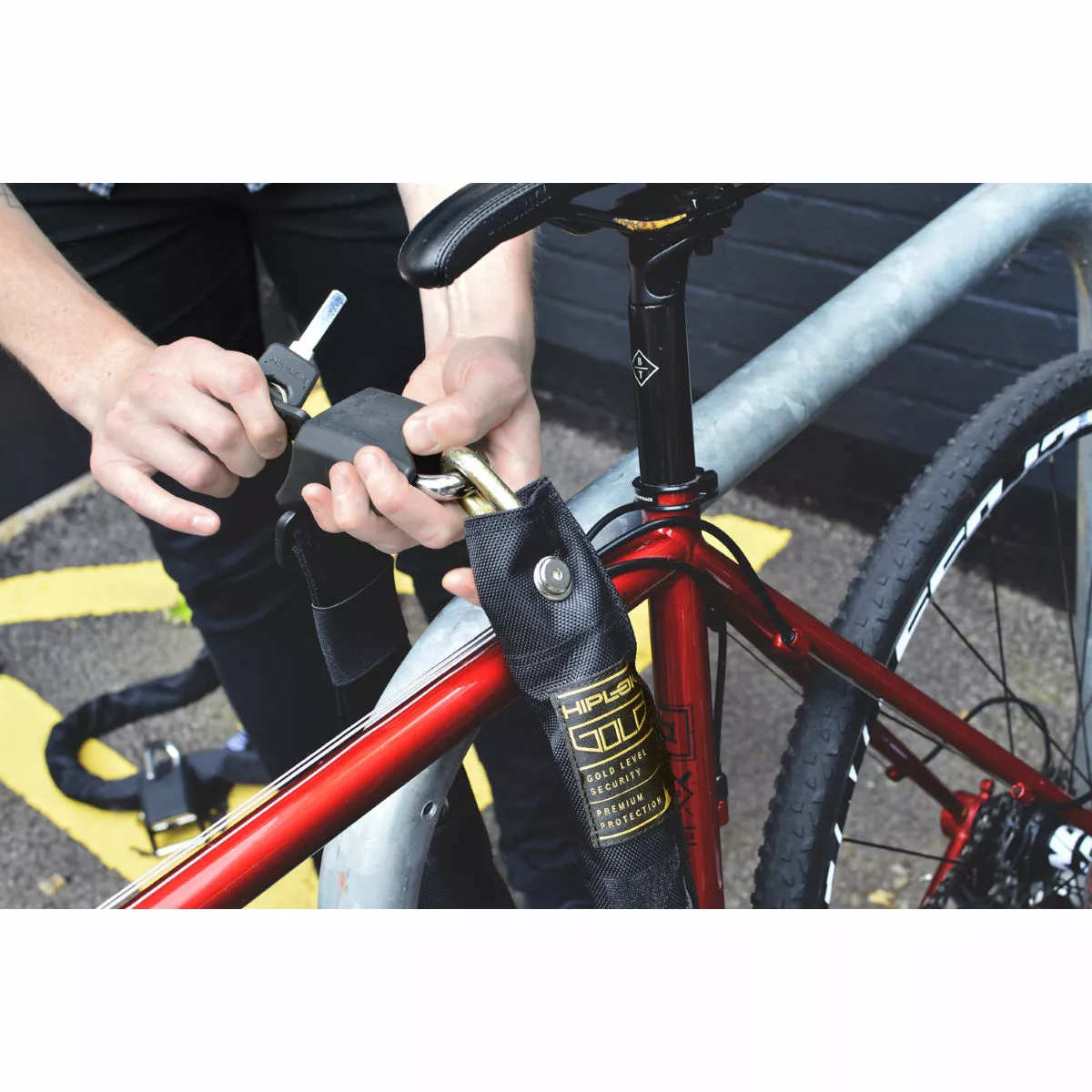 Candado Portátil Para Bicicletas Hiplok Gold 4 Candado Portátil Para Bicicletas Hiplok Gold - Imagen 2