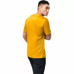 Camiseta Jack Wolfskin Tech -Bicicletas comprar Jack Wolfskin Tech Tee T Shirts Burly Yellow XT AW22 1807071 3802 002 0