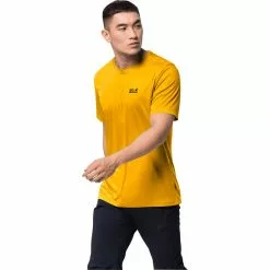 Camiseta Jack Wolfskin Tech -Bicicletas comprar Jack Wolfskin Tech Tee T Shirts Burly Yellow XT AW22 1807071 3802 002