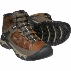 Botines Impermeables Keen Targhee III -Bicicletas comprar Keen Targhee Mid III Waterproof Boots Boots Chestnut Mulch SS22 1023030US 9 UK 8 2