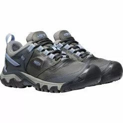 Zapatillas De Senderismo Impermeables Keen Ridge Flex Para Mujer -Bicicletas comprar Keen Women s Ridge Flex Waterproof Shoes Grey Grey UK 8 Shoes Steel Grey SS22 1024923UK 5 1