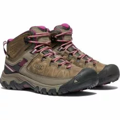 Botines Impermeables Keen TARGHEE III Para Mujer -Bicicletas comprar Keen Women s TARGHEE III MID Waterproof Boots Boots Weiss Boysenberry SS22 1018178UK4 5 1