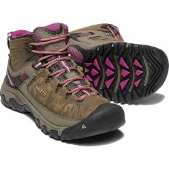 Botines Impermeables Keen TARGHEE III Para Mujer -Bicicletas comprar Keen Women s TARGHEE III MID Waterproof Boots Boots Weiss Boysenberry SS22 1018178UK4 5 2