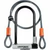 Kryptonite Candado En U Estándar Y Cable Kryptonita Kryptoflex -Bicicletas comprar Kryptonite Standard U Lock Kryptoflex Cable Internal Black Silver GK001966