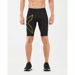 Mallas Cortas De Compresión 2XU MCS Run -Bicicletas comprar MA5331b BLK GRF 01