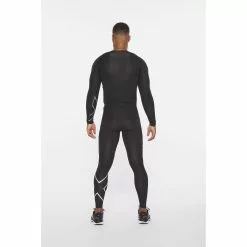 Camiseta De Compresión De Manga Larga 2XU Core Compression -Bicicletas comprar MA6398a BLK SIL 04