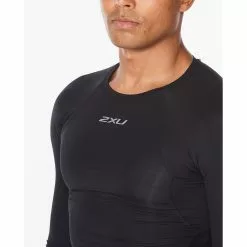 Camiseta De Compresión De Manga Larga 2XU Core Compression -Bicicletas comprar MA6398a BLK SIL 37