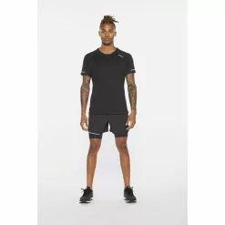 Camiseta De Running 2XU Aero -Bicicletas comprar MR6557a BLK SRF 01