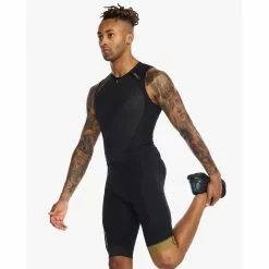 Traje De Triatlón 2XU Compression Light Speed (cremallera Delantera) -Bicicletas comprar MT6660d BLK GLD 04