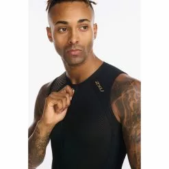 Traje De Triatlón 2XU Compression Light Speed (cremallera Delantera) -Bicicletas comprar MT6660d BLK GLD 16