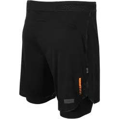 Pantalones Cortos De Running Con Compresión Zone3 Phantom (2 En 1) -Bicicletas comprar Mens20Phantom20Lightweight202 in 120Shorts20 20Blac Gunmetal20 20Back