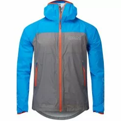 Chaqueta OMM Halo Plus -Bicicletas comprar OC161 Halo Jacket WITH POCKETS GreyBlue Hood Down Front