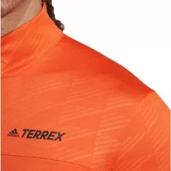 Camiseta De Manga Larga Adidas Terrex (con Cremallera, Multicolor) -Bicicletas comprar Orange206