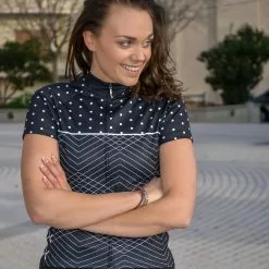 Maillot Primal PolkaLine Para Mujer 11 Maillot Primal PolkaLine Para Mujer -Bicicletas comprar Primal Women s PolkaLine Short Sleeve Jersey Short Sleeve Jerseys Black White SS16 POLKJ60W0 5