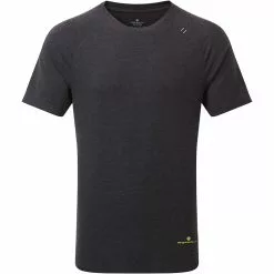 Camiseta De Running De Manga Corta Ronhill Life Tencel -Bicicletas comprar RH 005070 Rh 00308 Black Marl MensLife Tencel SS Tee Front