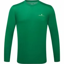 Camiseta De Running De Manga Larga Ronhill Tech -Bicicletas comprar RH 005853 Mens Tech LS Tee Rh 00910 HighlandFluo Yellow Front