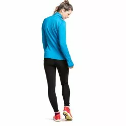Camiseta De Running Ronhill Tech Prism Para Mujer (con Cremallera) -Bicicletas comprar RH 005864 Womens Tech Prism Half Zip RH 0918 Kingfisher Back 6861