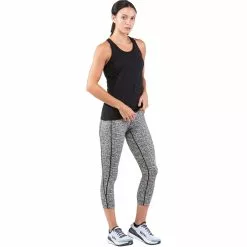 Mallas Piratas Ronhill Life Deluxe Para Mujer -Bicicletas comprar RH 006134 Womans Life Deluxe Crop Tight RH 01030 Vanilla Black 5799