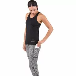 Mallas Piratas Ronhill Life Deluxe Para Mujer -Bicicletas comprar RH 006134 Womans Life Deluxe Crop Tight RH 01030 Vanilla Black 5829