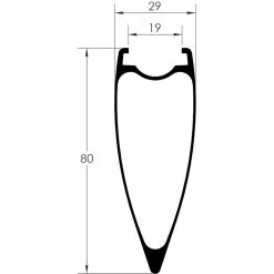 Reynolds® Rueda Delantera De Carbono Para Carretera Reynolds Aero 80 -Bicicletas comprar Reynolds Aero 80 Front Carbon Road Wheel 03