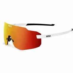 Gafas De Sol KOO Supernova (lentes De Espejo, Blanco Rojo)