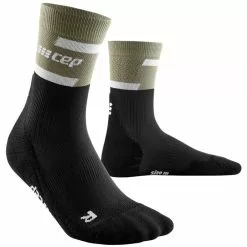 Calcetines CEP Run Compression (caña Media) -Bicicletas comprar The Run Socks Mid Cut olive black WP2CRR WP3CRR front 2