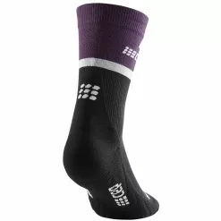 Calcetines CEP Run Compression Para Mujer (media Caña) -Bicicletas comprar The Run Socks Mid Cut violet black WP2CSR WP3CSR back 1
