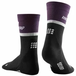 Calcetines CEP Run Compression Para Mujer (media Caña) -Bicicletas comprar The Run Socks Mid Cut violet black WP2CSR WP3CSR back 2