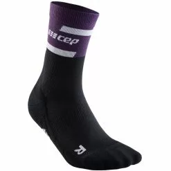 Calcetines CEP Run Compression Para Mujer (media Caña) -Bicicletas comprar The Run Socks Mid Cut violet black WP2CSR WP3CSR front 1