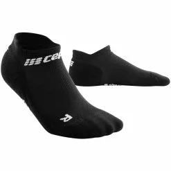 Calcetines Mocasines CEP Run Compression Para Mujer -Bicicletas comprar The Run Socks No Show black WP265R WP365R front 2 1